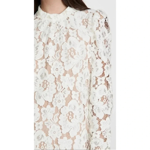 WAYF Lace Emma Midi Dress Size Medium - Picture 13 of 15